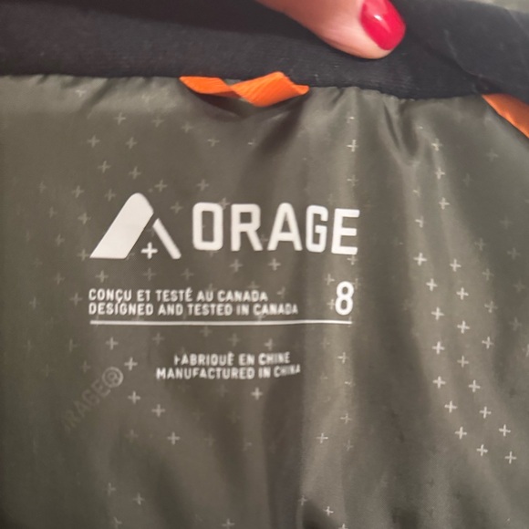 Kids ORAGE BOY’S SUTTON INSULATED JACKET SKI/SNOWBOARD SIZE 8 - Picture 3 of 14